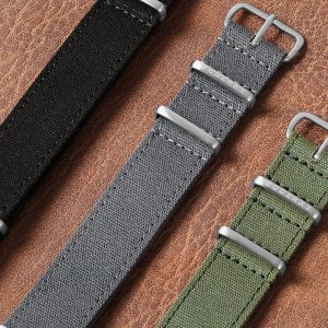 20mm canvas nato watch strap