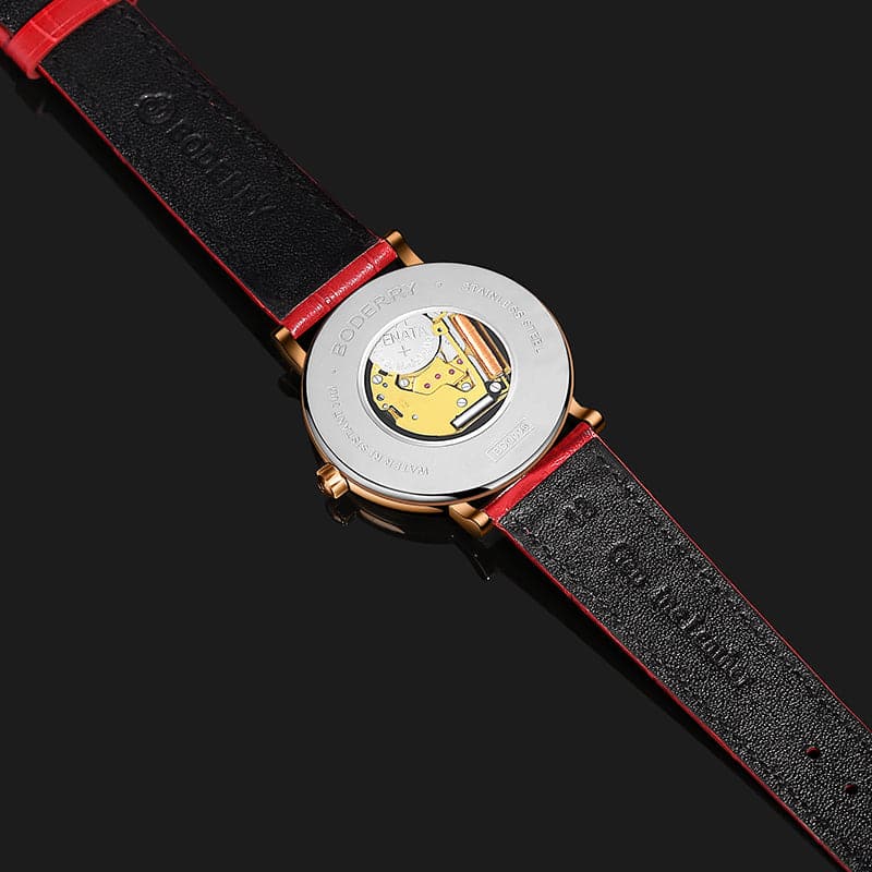 flower swiss quartz movement watch | rose gold & plum blossom flower swiss quartz movement watch | rose gold & plum blossom