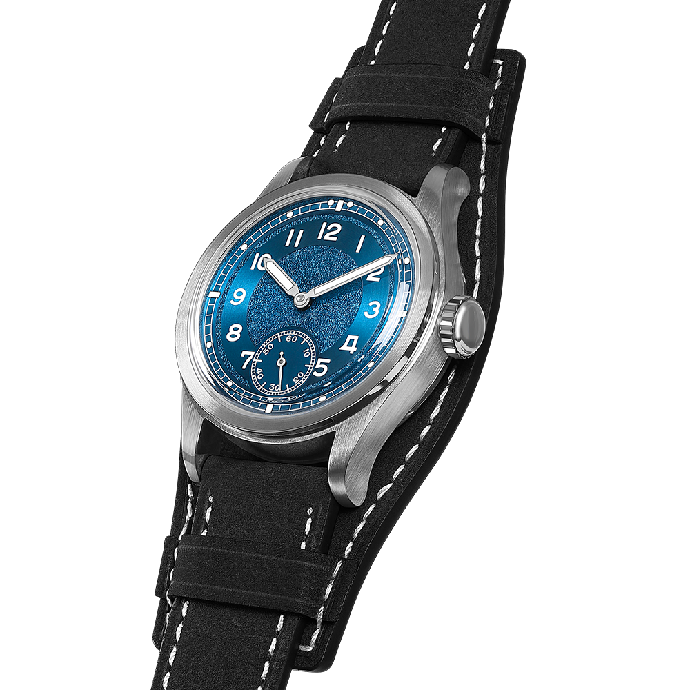 hou h1 vintage field watch automatic | blue hou h1 vintage field watch automatic | blue