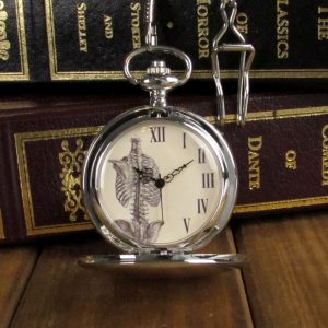 skeletal rib pocket watch