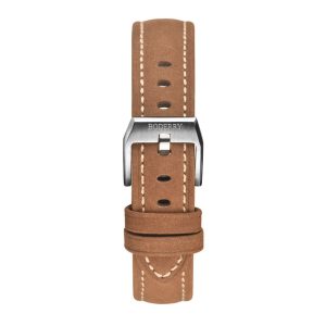 boderry brown genuine leather strap | suitable for all watches with 20mm lug width