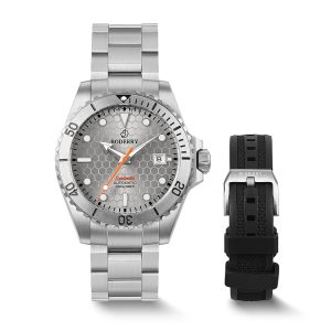 seaturtle.ocean(titanium) automatic titanium diver watch | titanium gray/ti bracelet